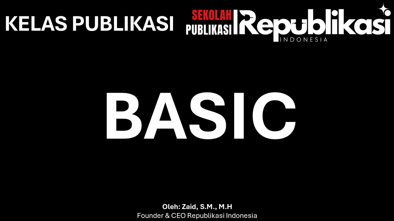 Kelas Publikasi Basic